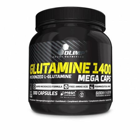 Аминокислота Olimp Glutamine 1400 Mega Caps, 300 капсул,  мл, Olimp Labs. Аминокислоты. 