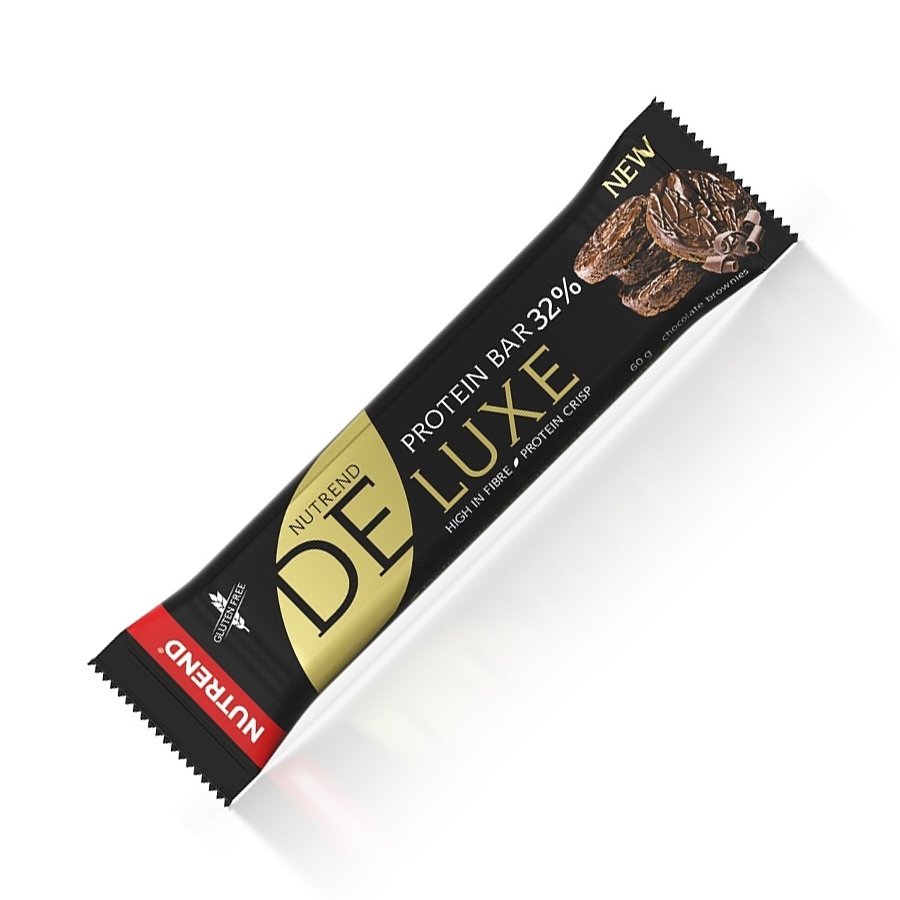 Батончик Nutrend Deluxe Protein Bar, 60 грамм Шоколадный брауни,  мл, Nutrend. Батончик. 
