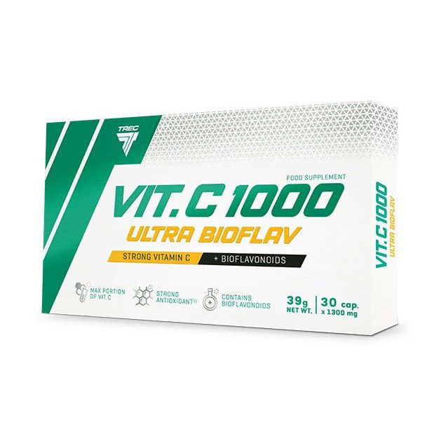 Trec Nutrition Витамин C Trec Nutrition Vitamin C Strong 1000 Ultra Bioflav 100 капсул, ,
