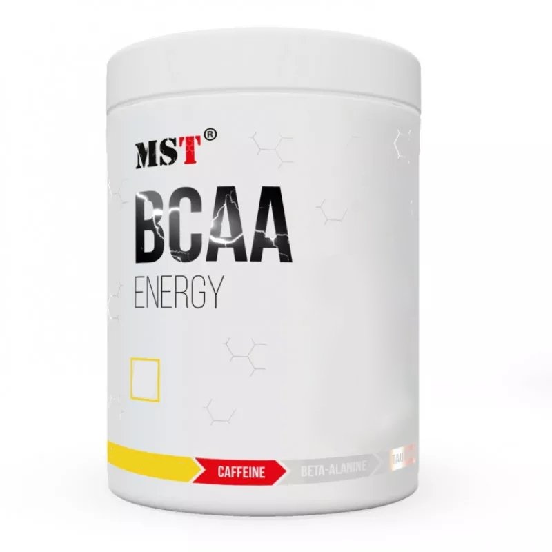 BCAA MST BCAA Energy, 315 грамм Персиковый чай,  мл, MST Nutrition. BCAA. Снижение веса Восстановление Антикатаболические свойства Сухая мышечная масса 