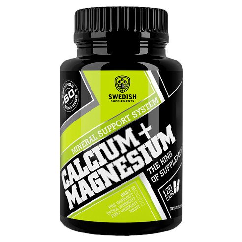 Витамины и минералы Swedish Calcium+Magnesium, 120 капсул,  ml, Superior 14. Vitaminas y minerales. General Health Immunity enhancement 