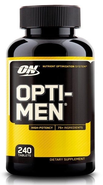 Вітаміни Opti-men Optimum Nutrition 240 таб,  ml, Optimum Nutrition. Vitamins and minerals. General Health Immunity enhancement 