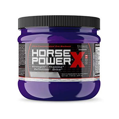 Предтренировочный комплекс Ultimate Horse Power X, 225 грамм Ежевика,  ml, Ultimate Nutrition. Pre Workout. Energy & Endurance 