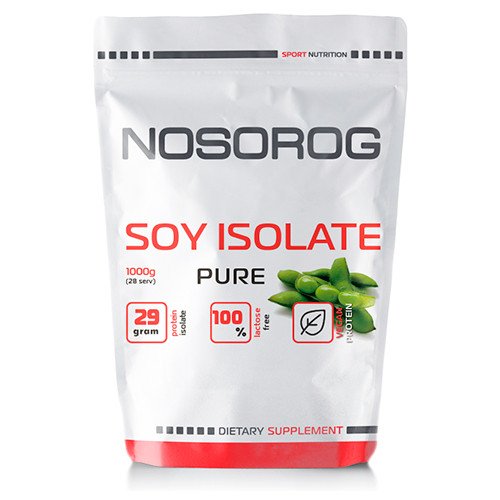 Соевый протеин изолят Nosorog Soy Isolate 1000 г (NOS1195-02),  мл, Nosorog. Соевый протеин. 