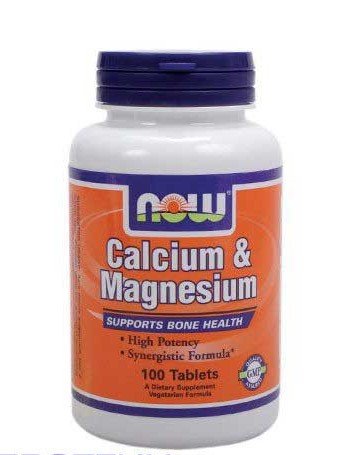 Calcium & Magnesium, 100 pcs, Now. Vitamin Mineral Complex. General Health Immunity enhancement 