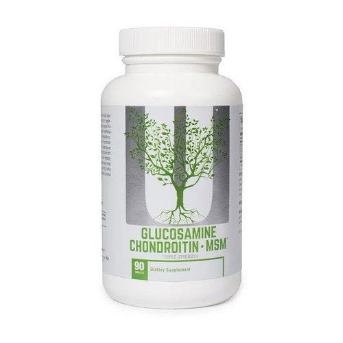 Universal Nutrition Naturals Glucosamine Chondroitin MSM 90 таб Без вкуса,  мл, Universal Nutrition. Глюкозамин Хондроитин. Поддержание здоровья Укрепление суставов и связок 