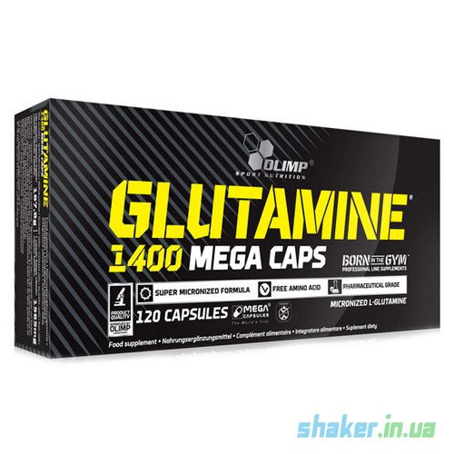 Olimp Labs Глютамин Olimp L-Glutamine 1400 Mega Caps (120 капс) олимп мега капс, , 120 