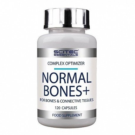 Normal Bones +, 120 piezas, Scitec Nutrition. Para articulaciones y ligamentos. General Health Ligament and Joint strengthening 