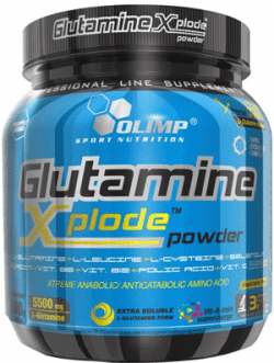 Glutamine Xplode, 500 g, Olimp Labs. Glutamine. Mass Gain स्वास्थ्य लाभ Anti-catabolic properties 