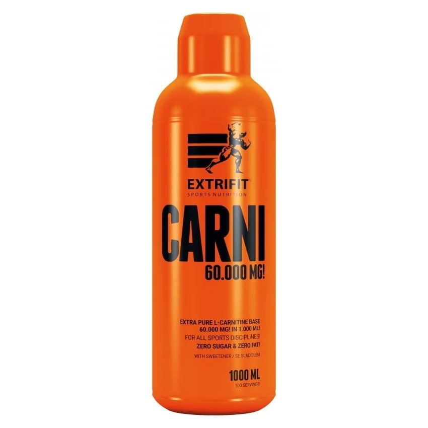 Жиросжигатель Extrifit Carni 60 000 Liquid, 1 литр Абрикос,  мл, EXTRIFIT. Жиросжигатель. Снижение веса Сжигание жира 