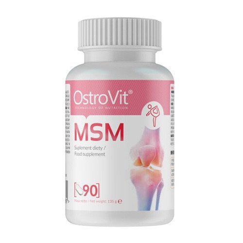 MSM OstroVit 90 tabs,  ml, OstroVit. For joints and ligaments. General Health Ligament and Joint strengthening 