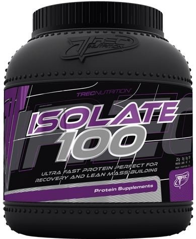 Isolate 100, 1800 г, Trec Nutrition. Сывороточный изолят. Сухая мышечная масса Снижение веса Восстановление Антикатаболические свойства 