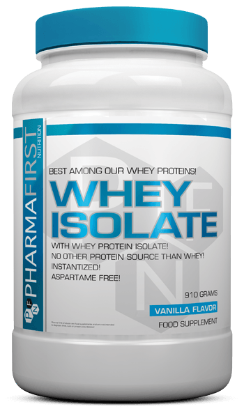 Whey Isolate, 910 g, Pharma First. Suero aislado. Lean muscle mass Weight Loss recuperación Anti-catabolic properties 