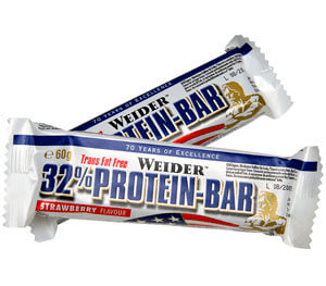 Протеїновий батончик Weider 32 % Protein Bar 60 g,  мл, Weider. Батончик. 