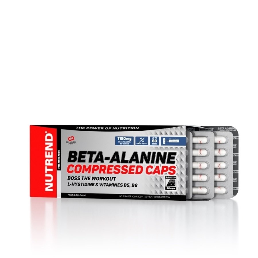 Аминокислота Nutrend Beta-Alanine Compressed, 90 капсул,  ml, Nutrend. Amino Acids. 