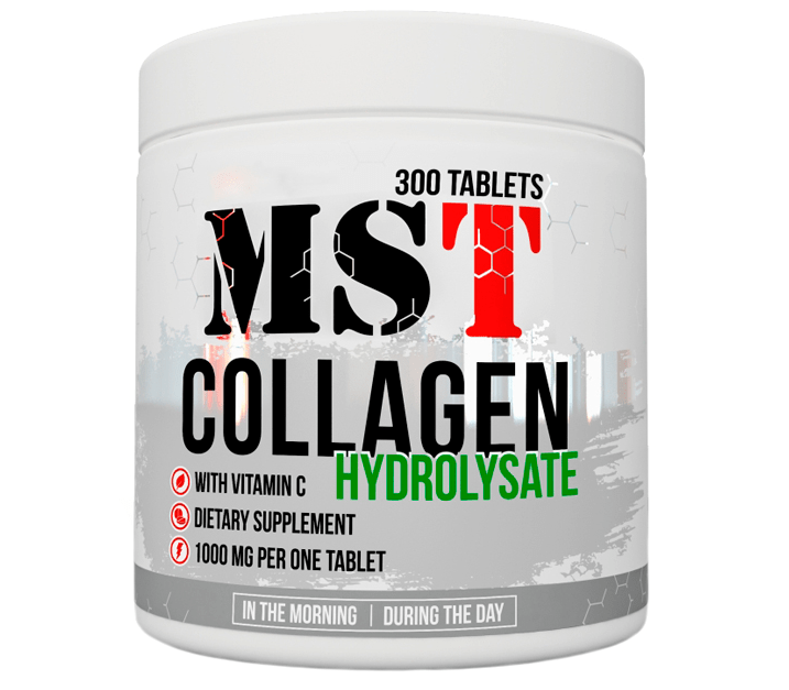 Колаген MST Nutrition Collagen 300 tabs,  ml, MST Nutrition. Collagen. General Health Ligament and Joint strengthening Skin health 