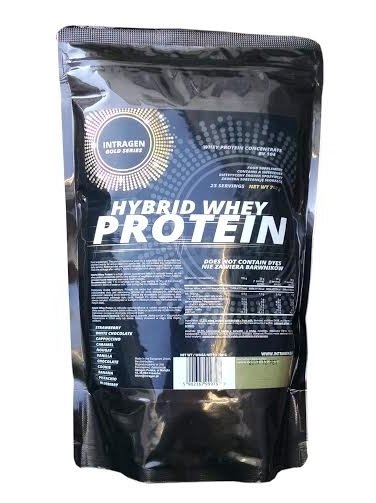 Hybrid Whey Protein, 1800 g, Intragen. Whey Concentrate. Mass Gain recovery Anti-catabolic properties 