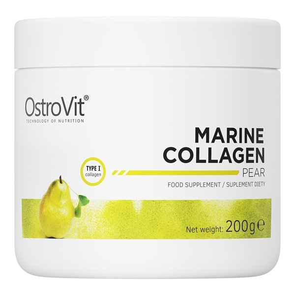 Для суставов и связок OstroVit Marine Collagen, 200 грамм Груша,  ml, OstroVit. For joints and ligaments. General Health Ligament and Joint strengthening 