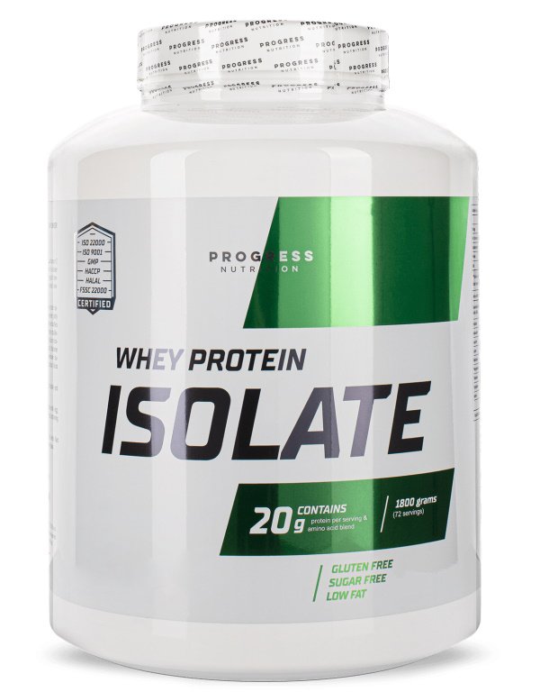 Протеин Progress Nutrition Whey Protein Isolate, 1.8 кг Печенье с кремом,  мл, Progress Nutrition. Протеин. Набор массы Восстановление Антикатаболические свойства 