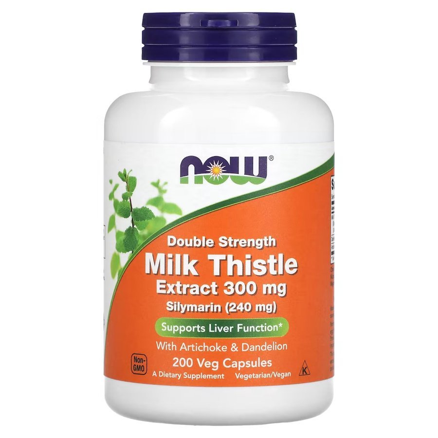 Натуральная добавка NOW Silymarin Milk Thistle 300 mg, 200 вегакапсул,  мл, Now. Hатуральные продукты. Поддержание здоровья 
