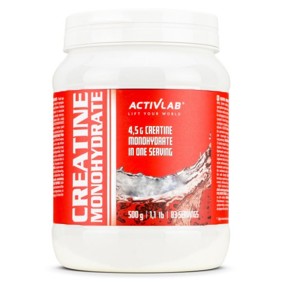 Креатин Activlab Creatine Monohydrate, 500 грамм Ледяная конфета,  ml, ActivLab. Сreatine. Mass Gain Energy & Endurance Strength enhancement 