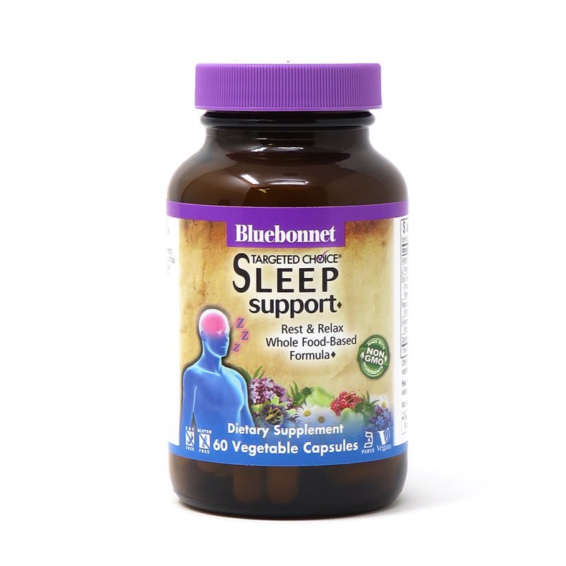 Натуральная добавка Bluebonnet Targeted Choice Sleep Support, 60 вегакапсул,  мл, Bluebonnet Nutrition. Hатуральные продукты. Поддержание здоровья 
