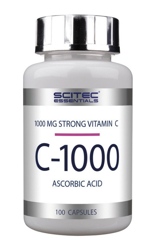 C-1000, 100 pcs, Scitec Nutrition. Vitamin C. General Health Immunity enhancement 