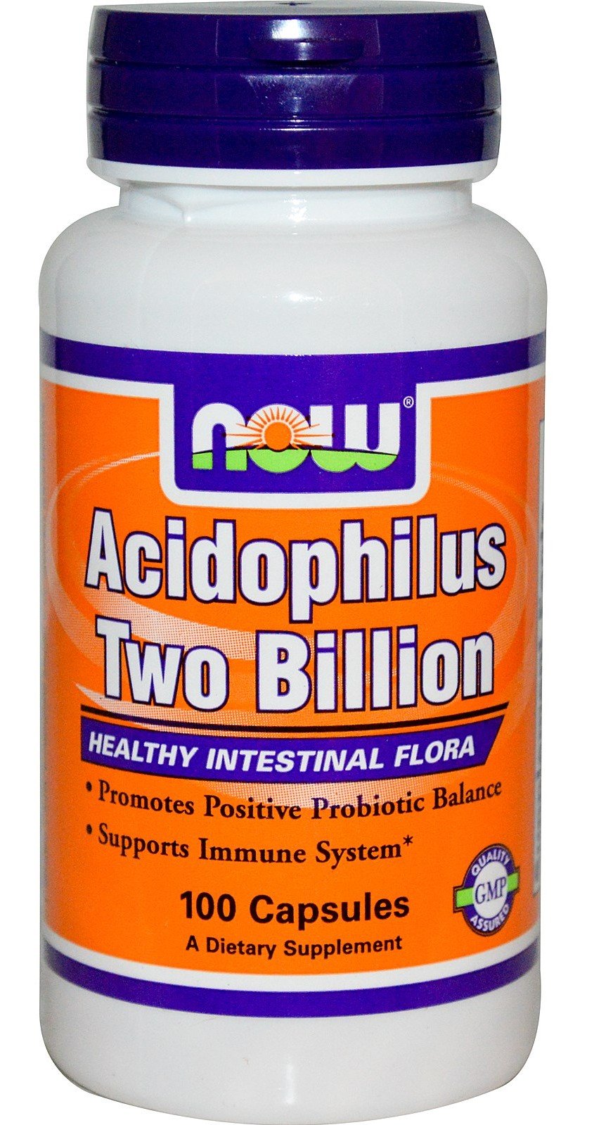 Acidophilus Two Billion, 100 pcs, Now. Special supplements. 