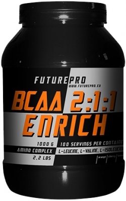 Bcaa Enrich, 1000 g, Future Pro. BCAA. Weight Loss स्वास्थ्य लाभ Anti-catabolic properties Lean muscle mass 