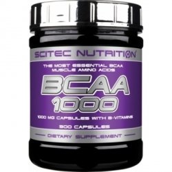 BCAA 1000, 300 piezas, Scitec Nutrition. BCAA. Weight Loss recuperación Anti-catabolic properties Lean muscle mass 