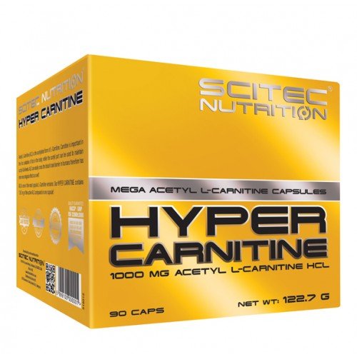 Hyper Carnitine, 90 шт, Scitec Nutrition. L-карнитин. Снижение веса Поддержание здоровья Детоксикация Стрессоустойчивость Снижение холестерина Антиоксидантные свойства 