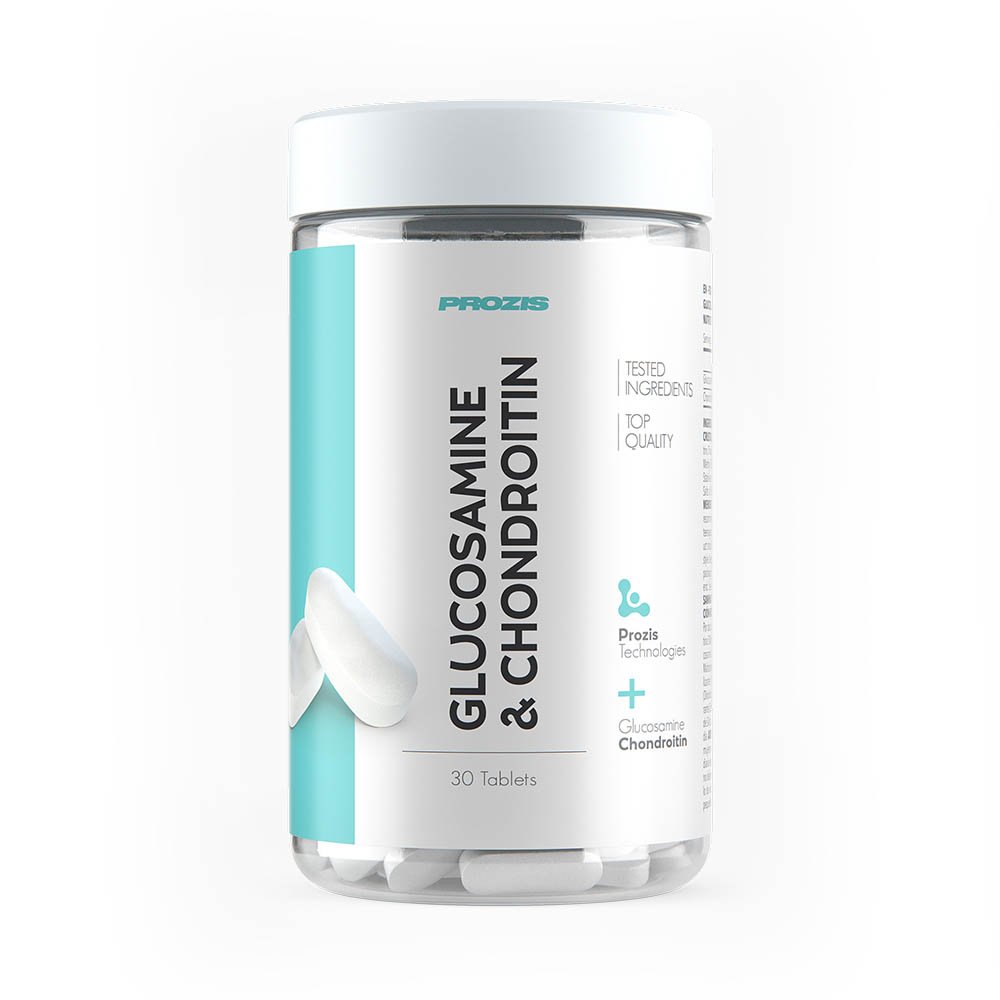 Для суставов и связок Prozis Glucosamine Chondroitin, 30 таблеток ,  ml, Prozis. For joints and ligaments. General Health Ligament and Joint strengthening 