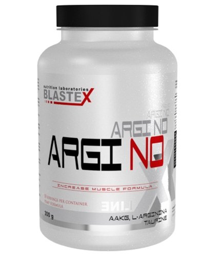 Argi NO, 300 g, Blastex. Arginina. recuperación Immunity enhancement Muscle pumping Antioxidant properties Lowering cholesterol Nitric oxide donor 