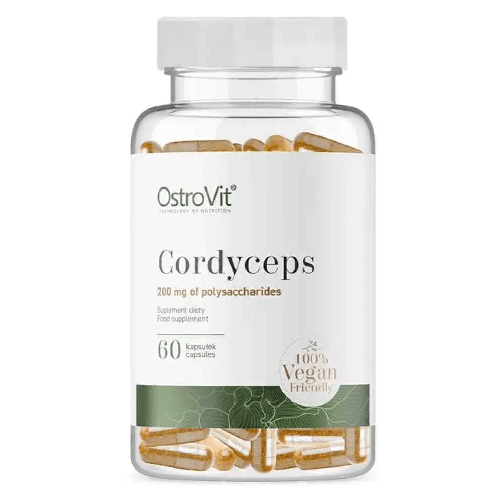 Натуральная добавка OstroVit Cordyceps Vege 60 caps,  мл, OstroVit. Спец препараты. 