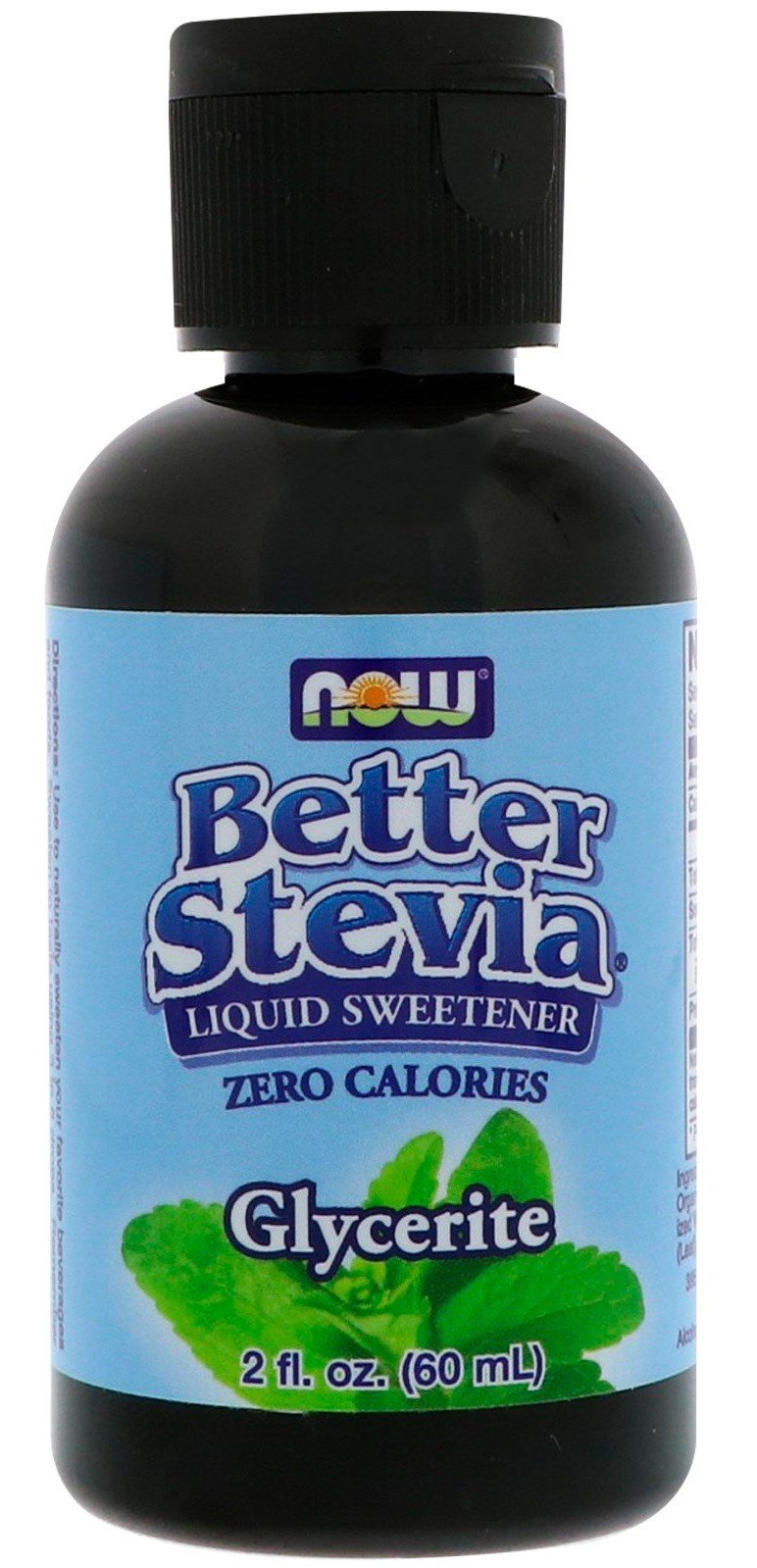 Better Stevia Liquid, 60 мл, Now. Спец препараты. 