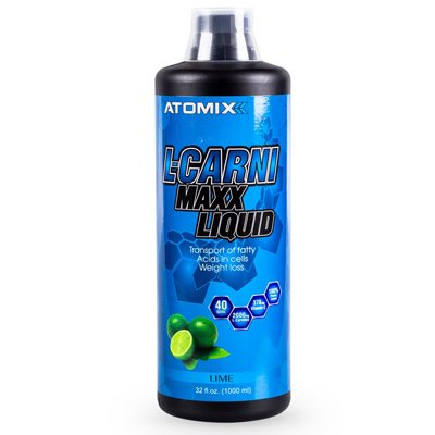 L-Carni Maxx Liquid, 1000 мл, Atomixx. L-карнитин. Снижение веса Поддержание здоровья Детоксикация Стрессоустойчивость Снижение холестерина Антиоксидантные свойства 