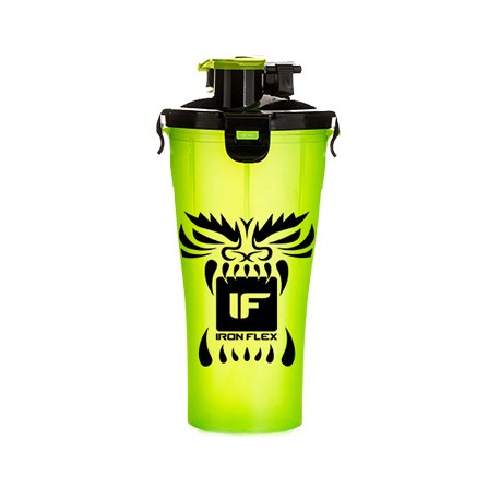 Iron Addicts Brand Шейкер IronFlex Hydra Cup Drakon 828 мл, зеленый, , 