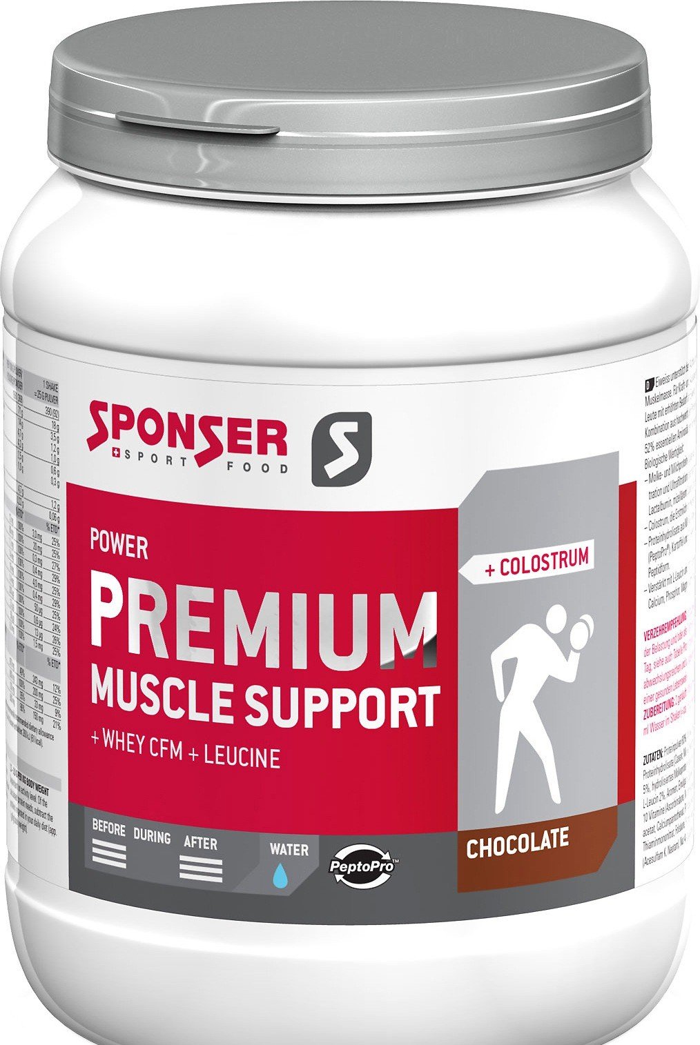 Premium Muscle Support, 850 g, Sponser. Mezcla de proteínas. 