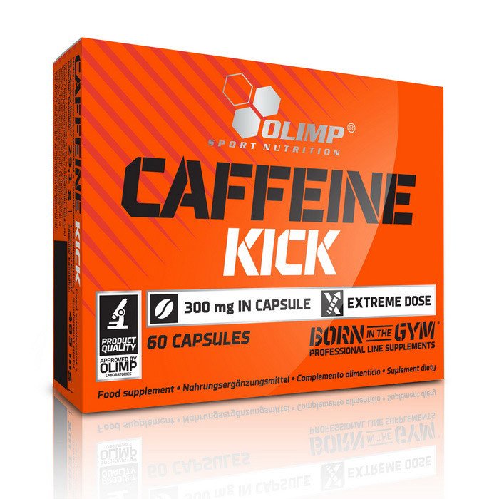 Кофеин Olimp Caffeine Kick (60 капс) олимп,  мл, Olimp Labs. Кофеин. Энергия и выносливость Увеличение силы 