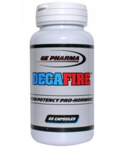 DecaFire, 60 шт, Ge Pharma. Бустер тестостерона. Поддержание здоровья Повышение либидо Aнаболические свойства Повышение тестостерона 