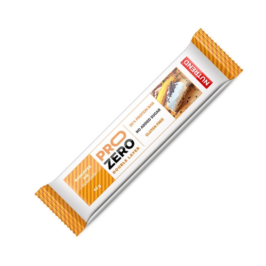 Батончик Nutrend Pro Zero, 65 грамм Баноффи пирог,  ml, Nutrend. Bar. 