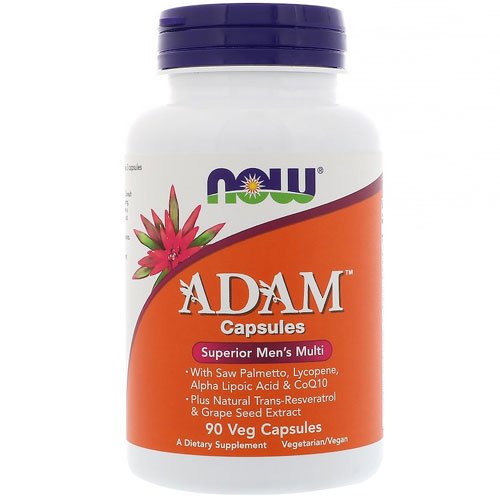 Now Adam Superior Men's Multi 90 капс Без вкуса,  мл, Now. Витамины и минералы. Поддержание здоровья Укрепление иммунитета 