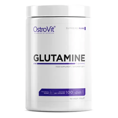 Глютамин Ostrovit Glutamine 500 g (Natural, Lemon, Orange),  ml, OstroVit. Glutamine. Mass Gain recovery Anti-catabolic properties 