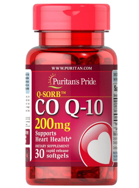 Коензим Puritan's Pride CO Q-10 200 mg 30 softgels,  мл, Puritan's Pride. Спец препараты. 