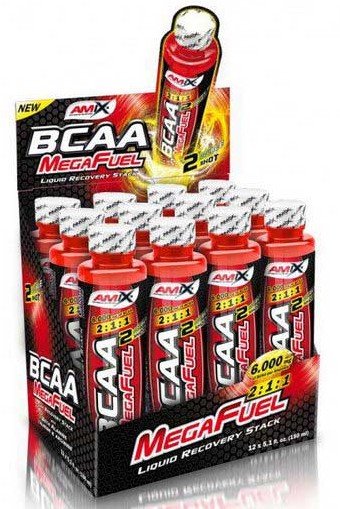 BCAA Mega Fuel, 12 шт, AMIX. BCAA. Снижение веса Восстановление Антикатаболические свойства Сухая мышечная масса 