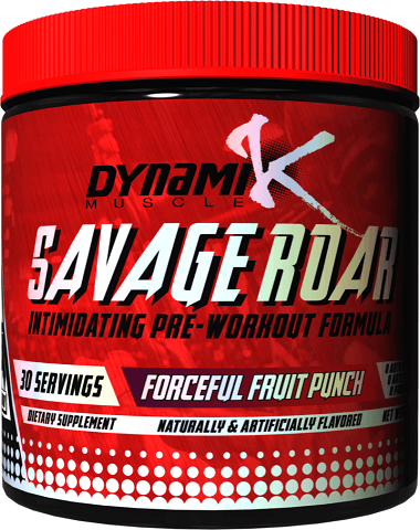 Savage Roar, 315 г, Dynamik Muscle. Предтренировочный комплекс. Энергия и выносливость 