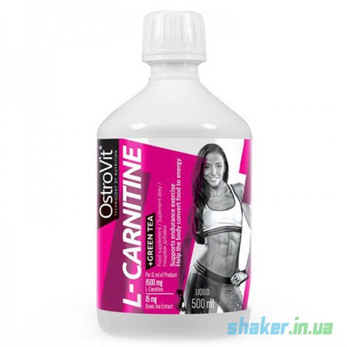 OstroVit  Л-карнитин OstroVit L-Carnitine + Green Tea (500 мл) островит, , 500 