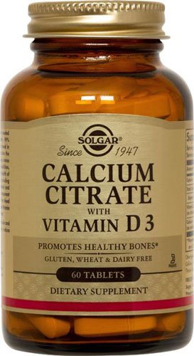 Solgar Calcium Citrate with Vitamin D3 60 таб Без вкуса,  ml, Solgar. Calcio Ca. 