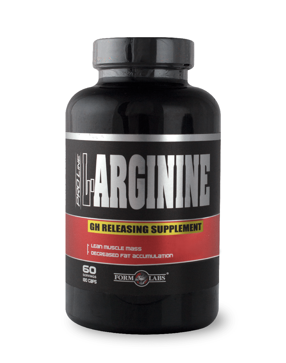 FL L-Arginin 180 cap,  мл, Form Labs Naturals. Аргинин. Восстановление Укрепление иммунитета Пампинг мышц Антиоксидантные свойства Снижение холестерина Донатор оксида азота 