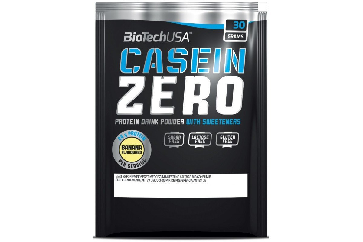Casein Zero 30 g  BioTech,  мл, BioTech. Протеин. Набор массы Восстановление Антикатаболические свойства 